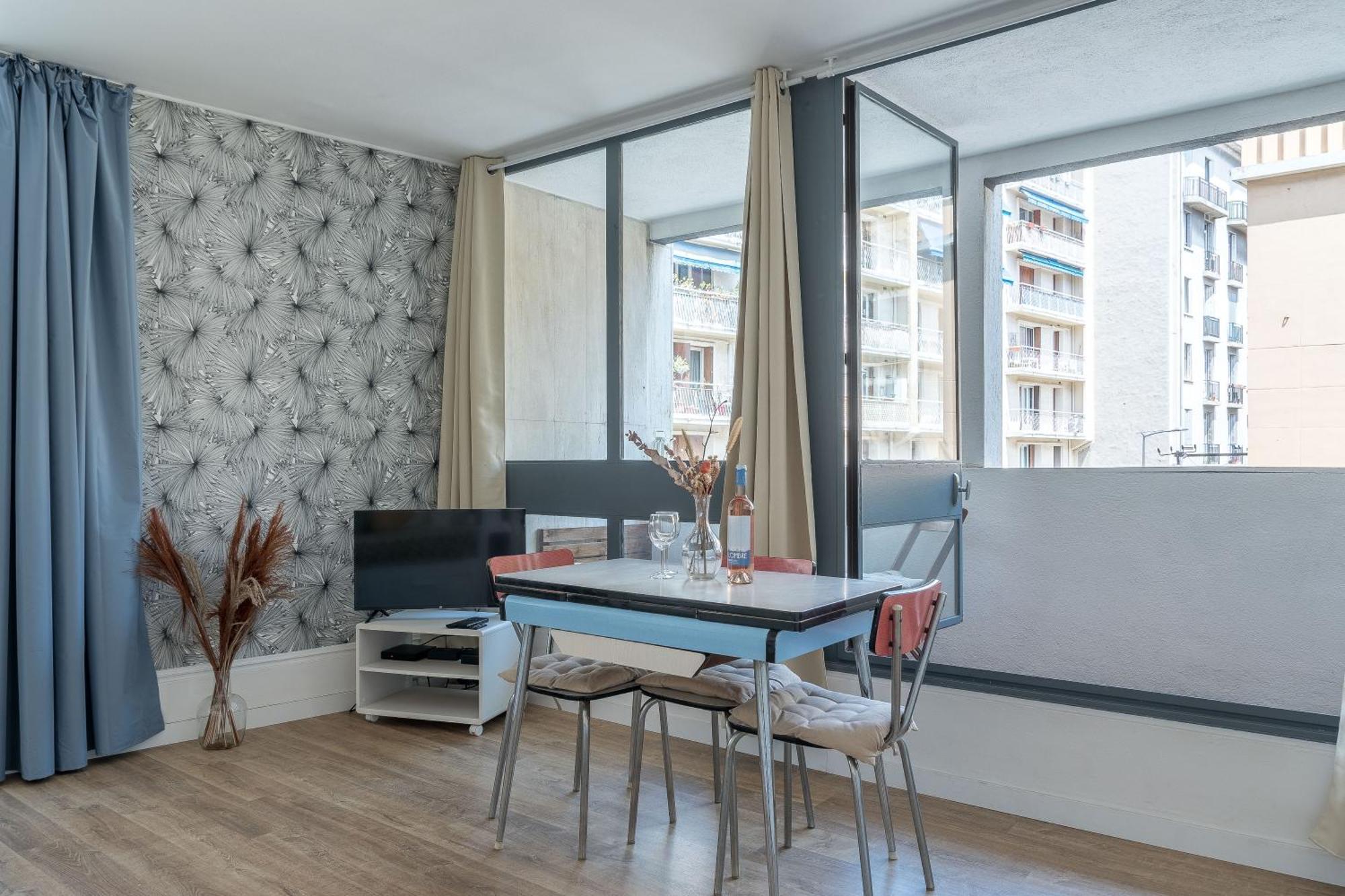 *Las Flores* Joli Studio Avec Balcon Marseille Eksteriør bilde