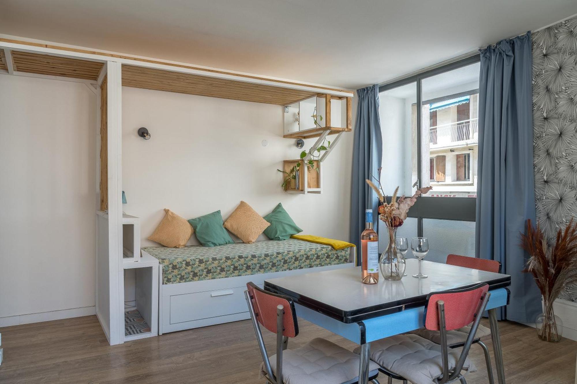 *Las Flores* Joli Studio Avec Balcon Marseille Eksteriør bilde